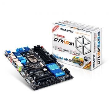 Gigabyte GA-Z77X-UD5H, DDR3, LGA 1155 + Transport Gratuit - Pret | Preturi Gigabyte GA-Z77X-UD5H, DDR3, LGA 1155 + Transport Gratuit