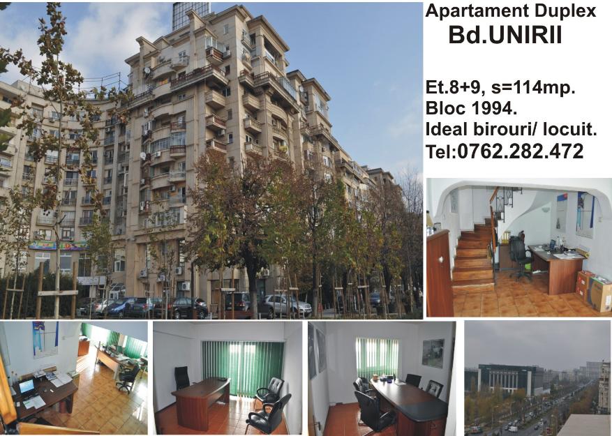 Inchiriere apartament 4 camere duplex Unirii - Pret | Preturi Inchiriere apartament 4 camere duplex Unirii