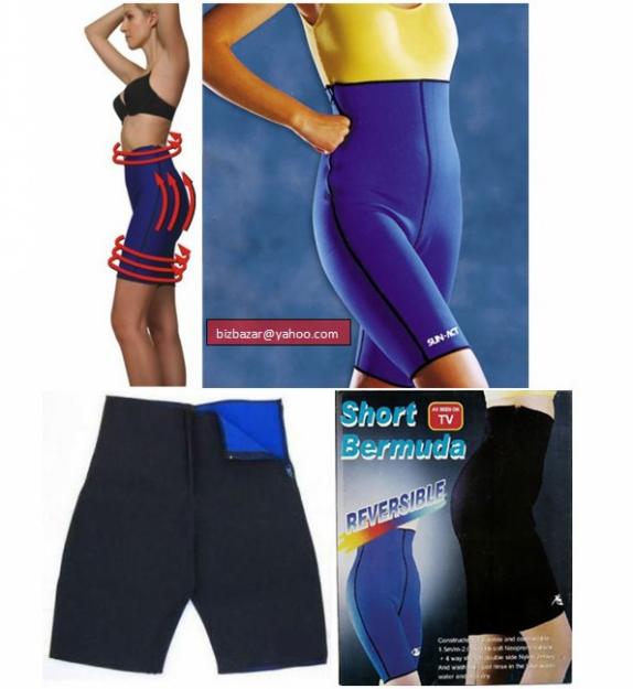 Short Bermuda: colanti fitness neopren cu 2 fete pt. slabit - Pret | Preturi Short Bermuda: colanti fitness neopren cu 2 fete pt. slabit