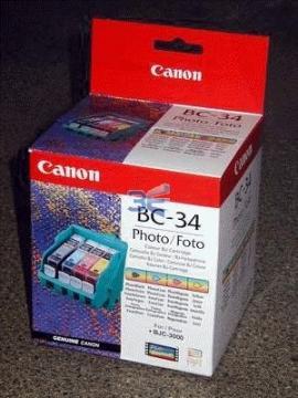 Canon BC-34E, Cartus Cerneala, Foto Color - Pret | Preturi Canon BC-34E, Cartus Cerneala, Foto Color