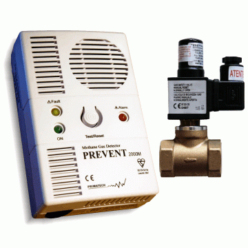 Sistem ( detector de gaz + electrovalva ) cu PREVENT 2000M - Pret | Preturi Sistem ( detector de gaz + electrovalva ) cu PREVENT 2000M