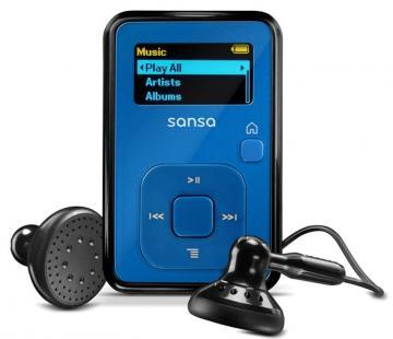 MP3 Player SanDisk Sansa Clip+ 4GB, albastru, radio, reportofon, USB, SDMX18-004G-E46B - Pret | Preturi MP3 Player SanDisk Sansa Clip+ 4GB, albastru, radio, reportofon, USB, SDMX18-004G-E46B