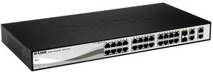 Switch D-Link 24 port 10/100Mbps Smart DES-1210-28 - Pret | Preturi Switch D-Link 24 port 10/100Mbps Smart DES-1210-28