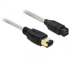 Cablu FireWire Delock 1m 9p/6p, 82595 - Pret | Preturi Cablu FireWire Delock 1m 9p/6p, 82595