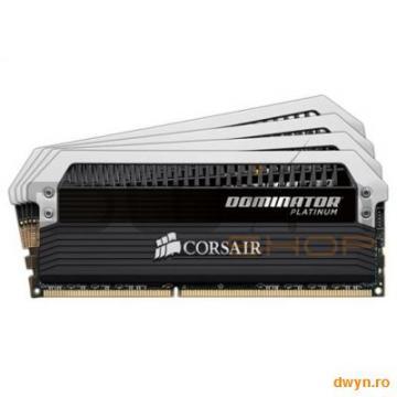 Corsair DDR3 32GB 1866MHz, KIT 4x8GB, 9-10-9-27, DOMINATOR PLATINUM - Pret | Preturi Corsair DDR3 32GB 1866MHz, KIT 4x8GB, 9-10-9-27, DOMINATOR PLATINUM
