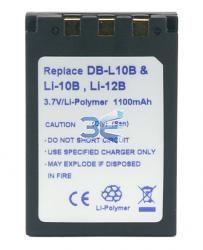 Acumulator Li-Polymer,tip Sanyo DB-L10B .(PL110B.12P) 1100mAh - Pret | Preturi Acumulator Li-Polymer,tip Sanyo DB-L10B .(PL110B.12P) 1100mAh