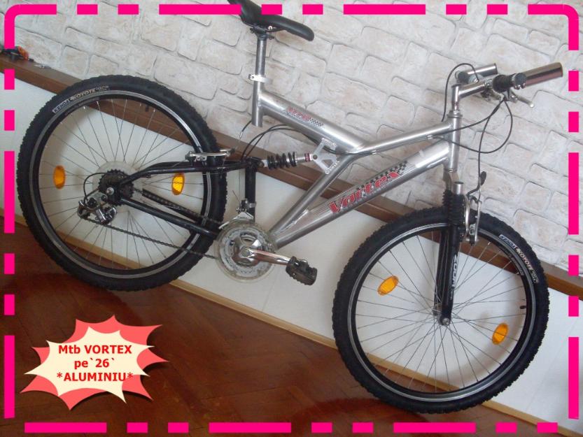 Bicicleta mtb VORTEX *ALUMINIU*,roti pe`26`,ful suspensii,Germania! - Pret | Preturi Bicicleta mtb VORTEX *ALUMINIU*,roti pe`26`,ful suspensii,Germania!