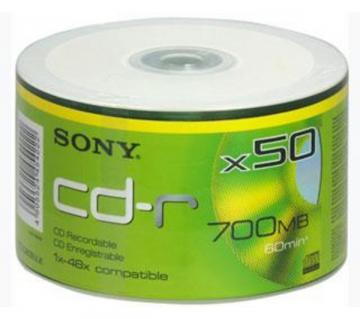 Sony CD-R 700MB, pachet 50 buc. - Pret | Preturi Sony CD-R 700MB, pachet 50 buc.