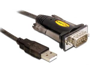 Cablu convertor USB la Serial RS232, Delock 61856 - Pret | Preturi Cablu convertor USB la Serial RS232, Delock 61856