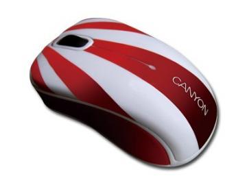 Input Devices - Mouse CANYON CNL-MSOW07 Rising Sun (Wireless 2.4GHz, Optical 1000dpi,3 btn,USB), Red/White - Pret | Preturi Input Devices - Mouse CANYON CNL-MSOW07 Rising Sun (Wireless 2.4GHz, Optical 1000dpi,3 btn,USB), Red/White