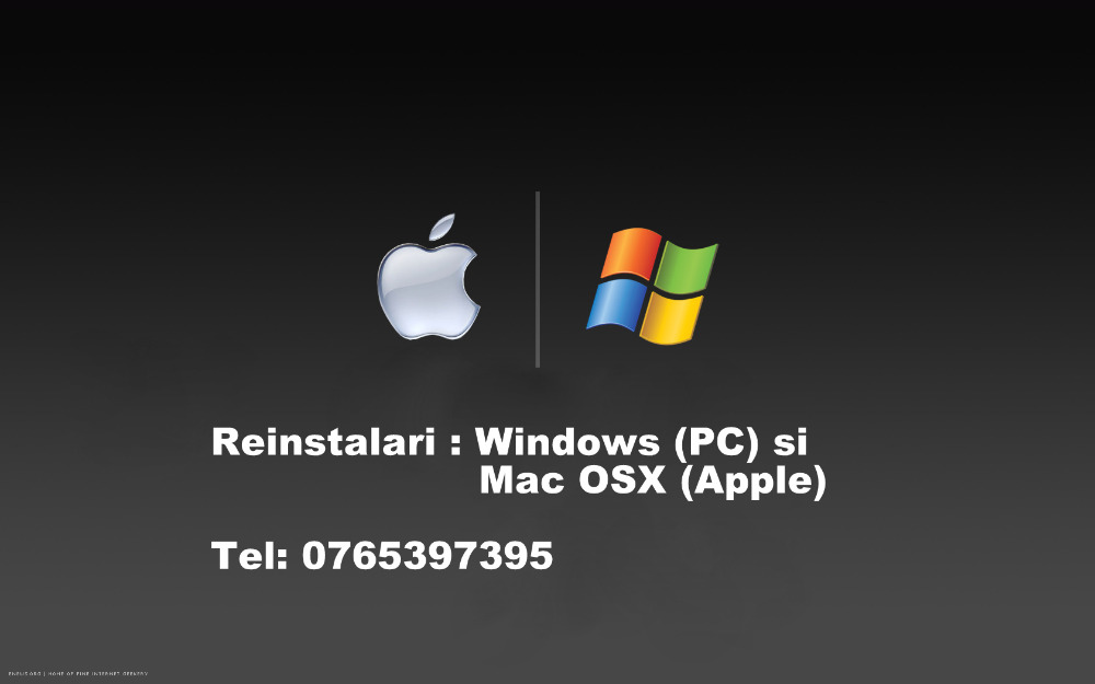 Reinstalari Windows(PC) si Mac OS X(Apple) - Pret | Preturi Reinstalari Windows(PC) si Mac OS X(Apple)