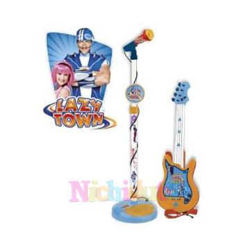 Set chitara si microfon Lazy Town - Pret | Preturi Set chitara si microfon Lazy Town