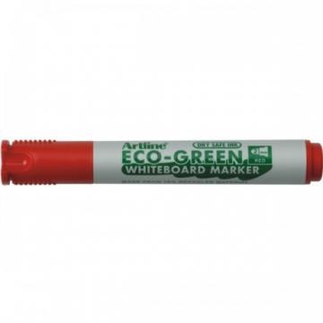 Whiteboard marker varf rotund, 2.0mm, corp plastic reciclat, ARTLINE Eco Green - rosu - Pret | Preturi Whiteboard marker varf rotund, 2.0mm, corp plastic reciclat, ARTLINE Eco Green - rosu