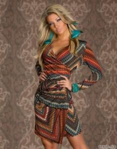 Rochie SensationalPrint Blue - Pret | Preturi Rochie SensationalPrint Blue