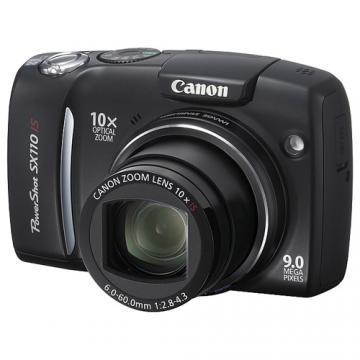 Aparat foto digital Canon PowerShot SX 110 IS, negru - Pret | Preturi Aparat foto digital Canon PowerShot SX 110 IS, negru