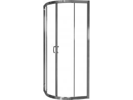 Cabina dus CARMEN NEW sticla transparenta cu profiluri cromate 90x90 cm fara cadita - Pret | Preturi Cabina dus CARMEN NEW sticla transparenta cu profiluri cromate 90x90 cm fara cadita