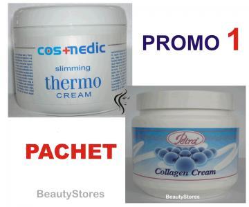 Crema THERMO Slimming Anticelulitica Cosmedic si Crema COLAGEN (Pachet) - Pret | Preturi Crema THERMO Slimming Anticelulitica Cosmedic si Crema COLAGEN (Pachet)