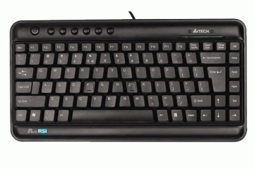 Tastatura A4Tech ultra slim KLS-5 USB Black - Pret | Preturi Tastatura A4Tech ultra slim KLS-5 USB Black