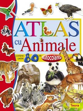 Atlas cu animale - carte cu autocolante - Pret | Preturi Atlas cu animale - carte cu autocolante