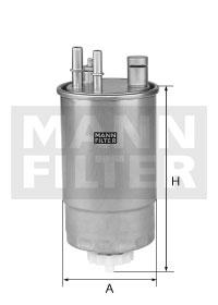 Filtru Motorina pentru Fiat Grande Punto Mann Filter WK 853/20 - Pret | Preturi Filtru Motorina pentru Fiat Grande Punto Mann Filter WK 853/20