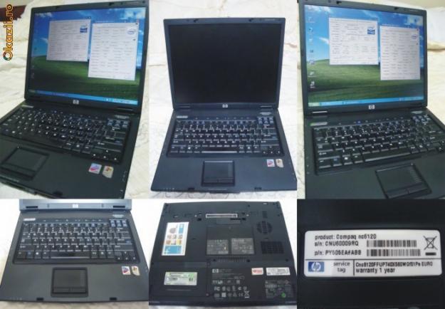 Laptop Notebook HP Compaq model NC6120 Pentium M 1.73Ghz, 512Mb, 40Gb, Combo, WiFi - Pret | Preturi Laptop Notebook HP Compaq model NC6120 Pentium M 1.73Ghz, 512Mb, 40Gb, Combo, WiFi