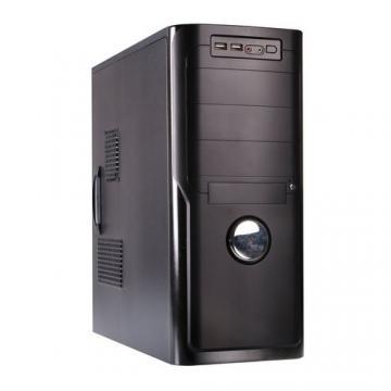 Carcasa DeLux M299 Middletower ATX, 450W, Argintiu/Negru - Pret | Preturi Carcasa DeLux M299 Middletower ATX, 450W, Argintiu/Negru