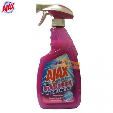 Detergent de curatat Ajax Professional Limescale &amp; Bacteria 600 ml - Pret | Preturi Detergent de curatat Ajax Professional Limescale &amp; Bacteria 600 ml