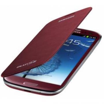 Galaxy S3 I9300 Flip Cover Garnet Red - Pret | Preturi Galaxy S3 I9300 Flip Cover Garnet Red