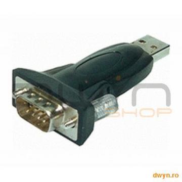 Cablu convertor USB2.0 la SERIAL (RS232 9pin), (adaptor + cablu extensie 80cm), T/T, Logilink "AU000 - Pret | Preturi Cablu convertor USB2.0 la SERIAL (RS232 9pin), (adaptor + cablu extensie 80cm), T/T, Logilink "AU000