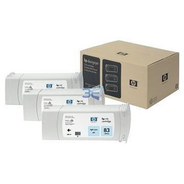 HP 83, Set 3 x Cartuse UV, Albastru deschis + Transport Gratuit - Pret | Preturi HP 83, Set 3 x Cartuse UV, Albastru deschis + Transport Gratuit