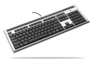 Tastatura Logitech UltraX Premium, USB, argintiu - Pret | Preturi Tastatura Logitech UltraX Premium, USB, argintiu