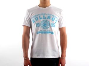 Tricou BULLROT Barbati - brt7_white_turquoise - Pret | Preturi Tricou BULLROT Barbati - brt7_white_turquoise