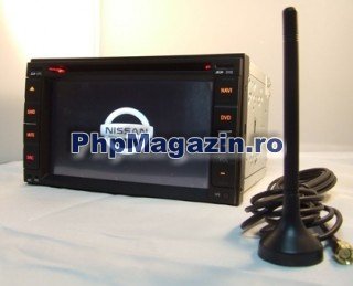 Sistem navigatie + DVD + TV pentru Nissan Qashqai, Tiida, Bluebird, Juke, X-Trail, Navara - Pret | Preturi Sistem navigatie + DVD + TV pentru Nissan Qashqai, Tiida, Bluebird, Juke, X-Trail, Navara