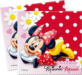 20 servetele 33x33cm MINNIE &amp; DAISIES - Pret | Preturi 20 servetele 33x33cm MINNIE &amp; DAISIES