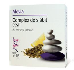 Alevia Complex de Slabit Ceai cu Mate si Lamaie 70gr - Pret | Preturi Alevia Complex de Slabit Ceai cu Mate si Lamaie 70gr