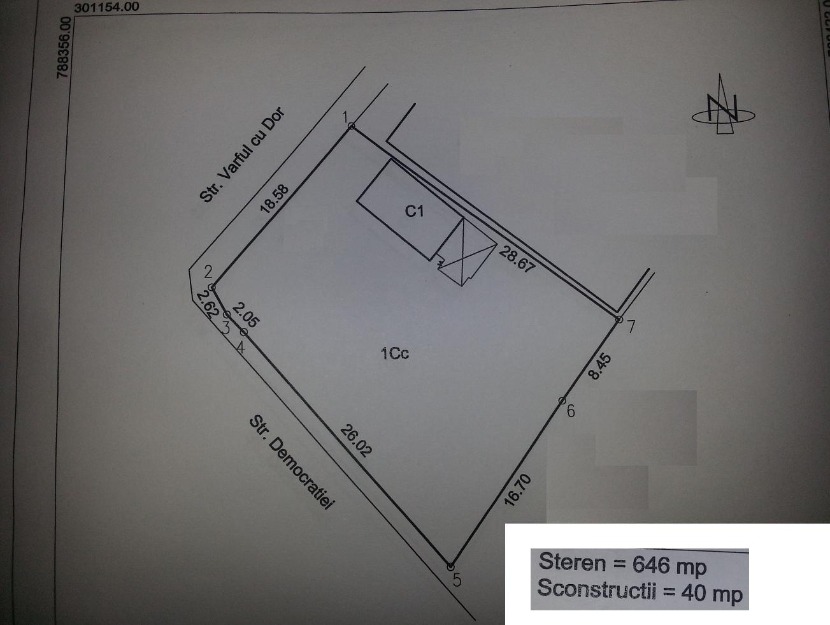 Teren Intravilan, 646mp, dubla deschidere - pe colt, Viile Noi - Pret | Preturi Teren Intravilan, 646mp, dubla deschidere - pe colt, Viile Noi