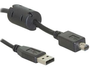 Cablu USB pentru Nikon 8pini, 1.5M, Delock - Pret | Preturi Cablu USB pentru Nikon 8pini, 1.5M, Delock