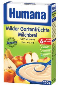 HUMANA Cereale cu fructe de gradina (cu lapte inclus) x 250 gr - Pret | Preturi HUMANA Cereale cu fructe de gradina (cu lapte inclus) x 250 gr