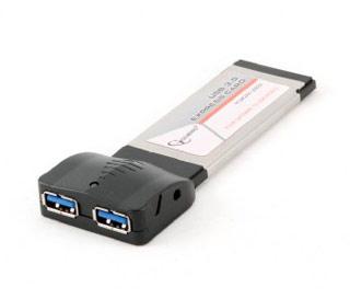 Placa ExpressCard la USB 3.0 2 porturi, Gembird PCMCIAX-USB32 - Pret | Preturi Placa ExpressCard la USB 3.0 2 porturi, Gembird PCMCIAX-USB32
