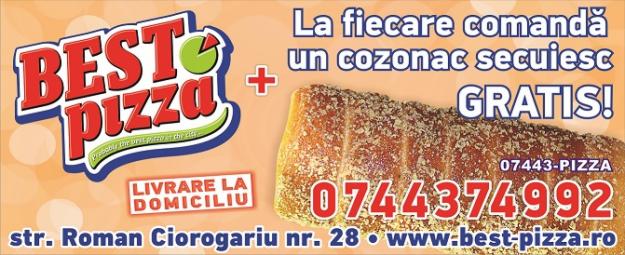 BEST Pizza iti da un Cozonac Secuiec pe GRATIS la fiecare comanda de pizza! 07443-PIZZA - Pret | Preturi BEST Pizza iti da un Cozonac Secuiec pe GRATIS la fiecare comanda de pizza! 07443-PIZZA