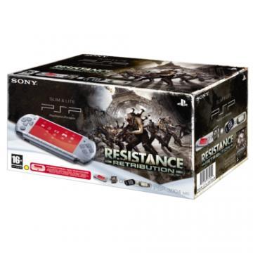 Consola Sony PlayStation Portable Mystic Silver + Joc Resistance - Pret | Preturi Consola Sony PlayStation Portable Mystic Silver + Joc Resistance