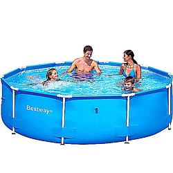 Bestway - Piscina cadru metalic Steel Pro - Pret | Preturi Bestway - Piscina cadru metalic Steel Pro