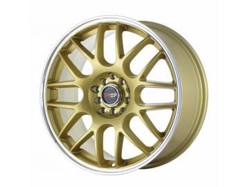 Drag Wheels DR34 Gold Machined Lip Janta - Pret | Preturi Drag Wheels DR34 Gold Machined Lip Janta