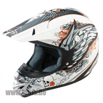 Casca MADHEAD X2B WHITE-ORANGE - Pret | Preturi Casca MADHEAD X2B WHITE-ORANGE