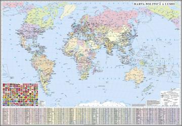 Harta politica a Lumii - Pret | Preturi Harta politica a Lumii