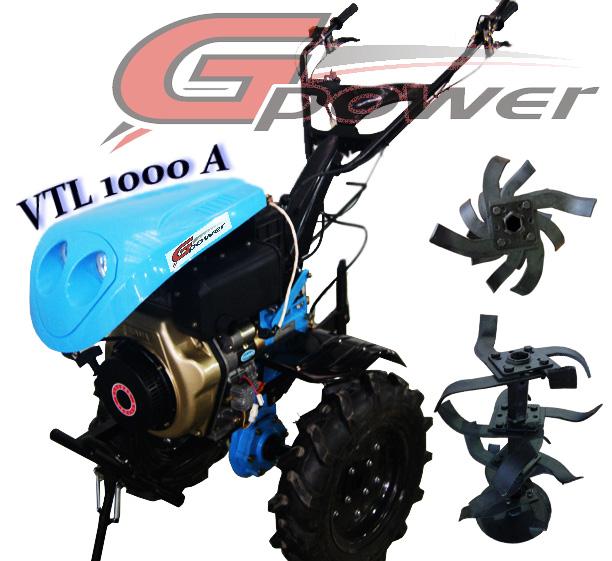 Motocultor Motosapa Diesel G-Power VTL 1000 A - Pret | Preturi Motocultor Motosapa Diesel G-Power VTL 1000 A