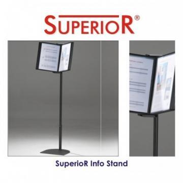 Stand pentru display Superior pentru 10 buzunare A4 - Probeco - Pret | Preturi Stand pentru display Superior pentru 10 buzunare A4 - Probeco