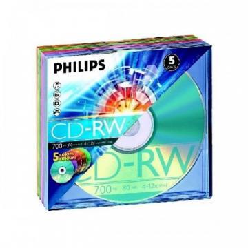 CD-RW 700MB-80min. Slimcase, 4-12x, PHILIPS - Pret | Preturi CD-RW 700MB-80min. Slimcase, 4-12x, PHILIPS