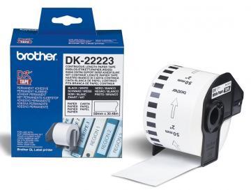 BROTHER Role etichete pentru QL-550/QL-500/QL-560VP/QL-650TD/QL-1050/QL-1060N DK22223 - Pret | Preturi BROTHER Role etichete pentru QL-550/QL-500/QL-560VP/QL-650TD/QL-1050/QL-1060N DK22223