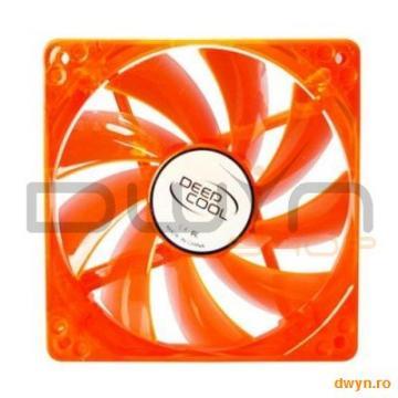 Cooler DeepCool Carcasa, orange + 4 green LED, Hydro Bearing, dimensiuni 120X120X25mm, Fan Speed 130 - Pret | Preturi Cooler DeepCool Carcasa, orange + 4 green LED, Hydro Bearing, dimensiuni 120X120X25mm, Fan Speed 130